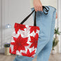 Christmas Blossom Sketch Canvas Tote Bag