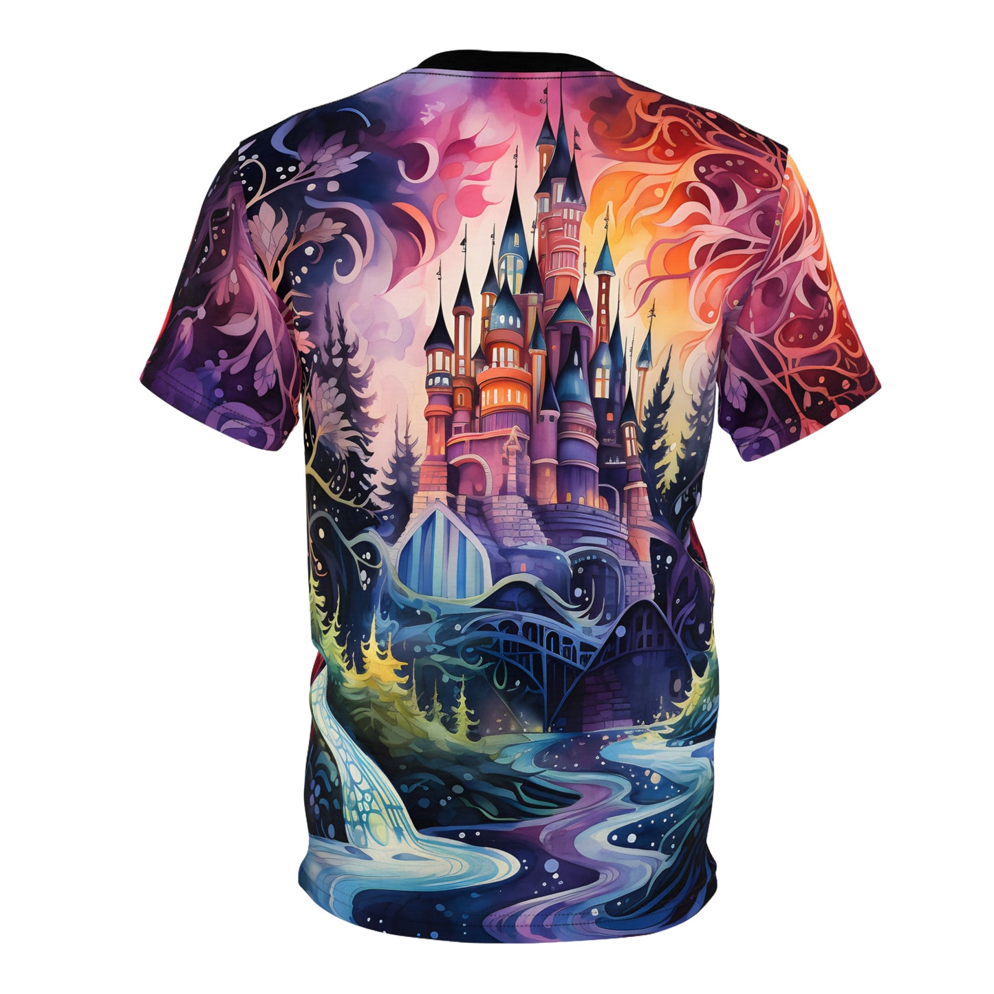 Alice In Wonderland-Themed Adult AOP Tee