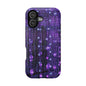 Purple Raindrops MagSafe® Compatible Tough Case for iPhone