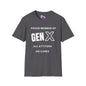 GenX All Attitude No Cares Adult T-shirt