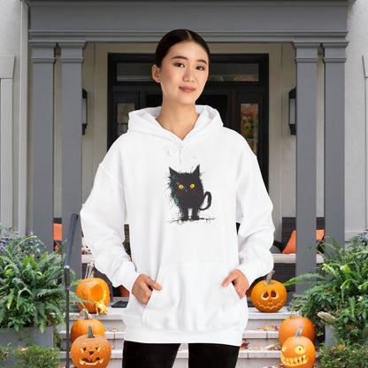 Black Kitten Heavy Blend™ Hooded Sweatshirt