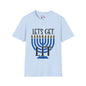 Lets Get Lit Menorah Adult T-shirt