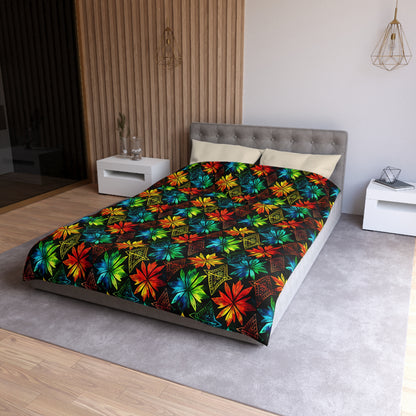 Celebration Mosaic Microfiber Duvet Cover