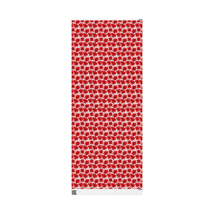 Christmas Blossom Sketch Wrapping Paper