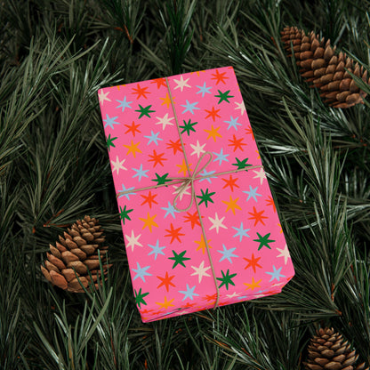 Pink Sparkle Wrapping Paper