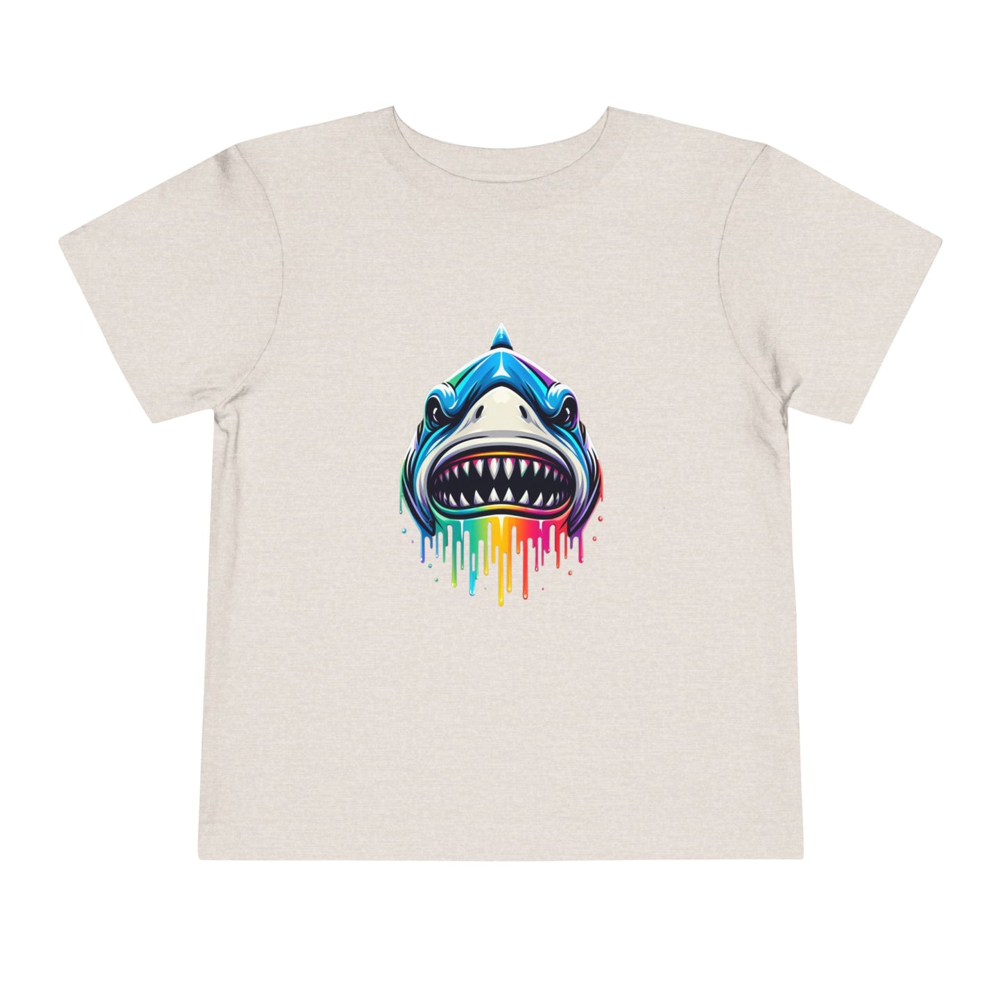 Colorful Shark Toddler Tee