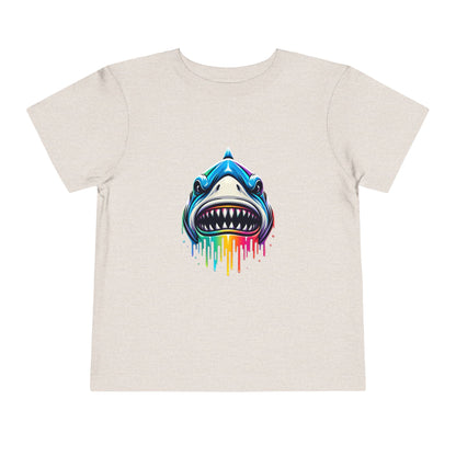 Colorful Shark Toddler Tee