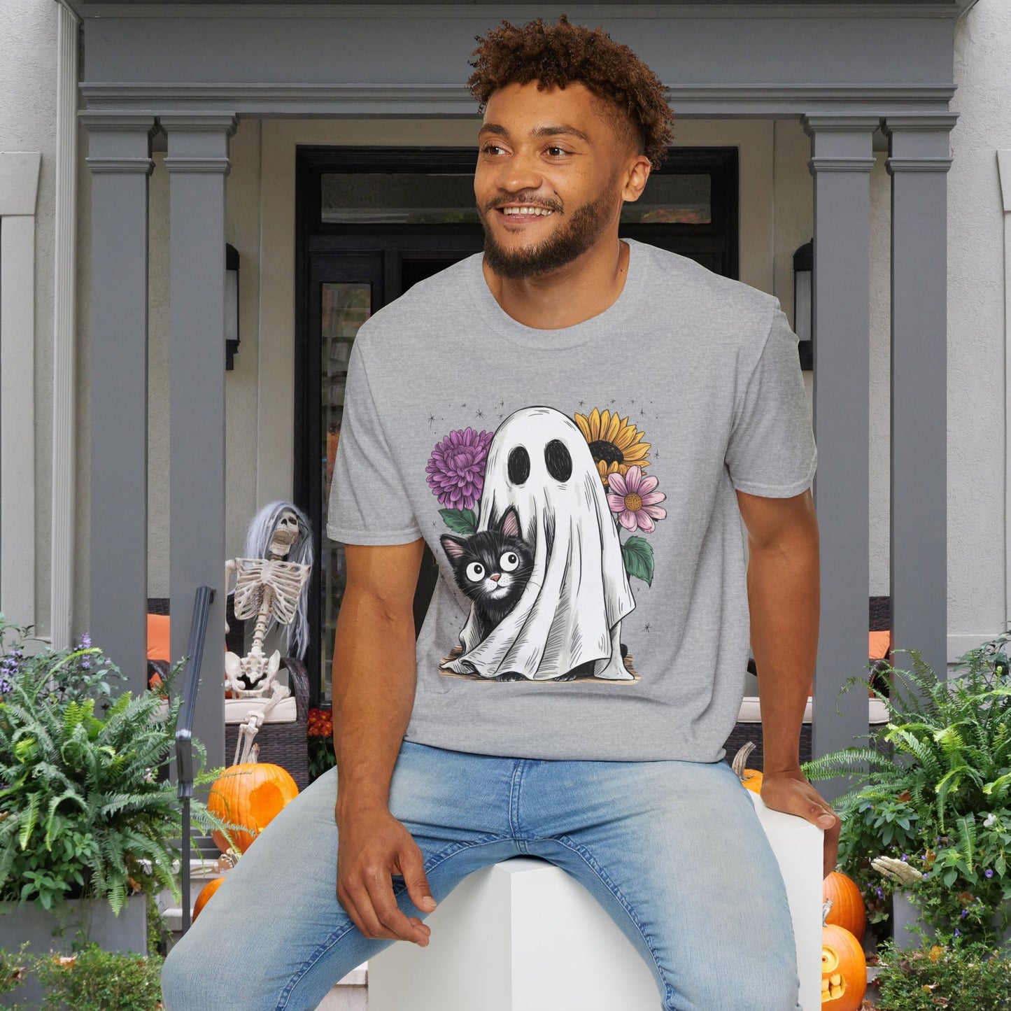 Boo & Purr Adult T-shirt