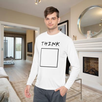 Think (Outside The Box) Adult Long Sleeve Tee