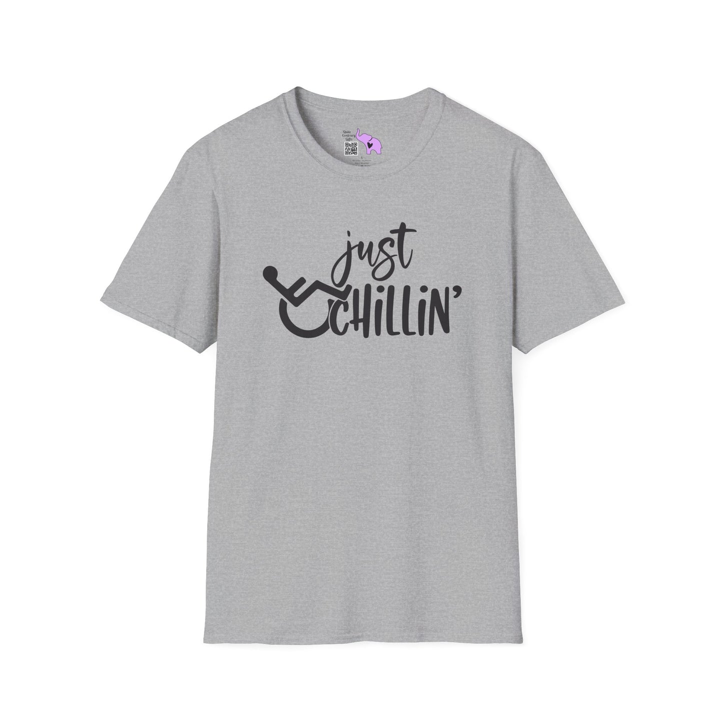 Just Chillin' (Disabled) Adult T-shirt