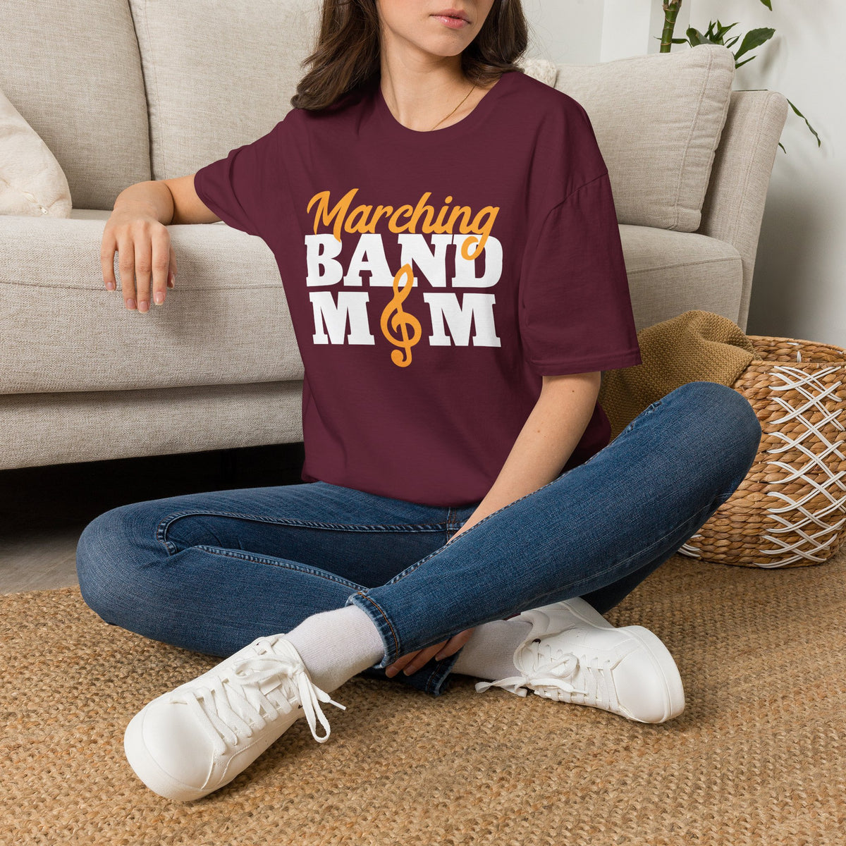 Marching Band Mom Adult T-shirt