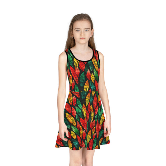 Festival Fire Girls' Sleeveless Sundress