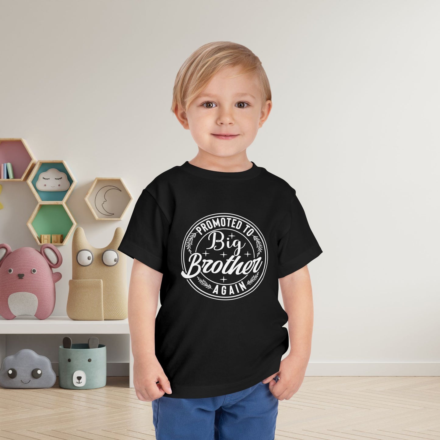 Promoted to Big Brother Again (Circle) Toddler Tee