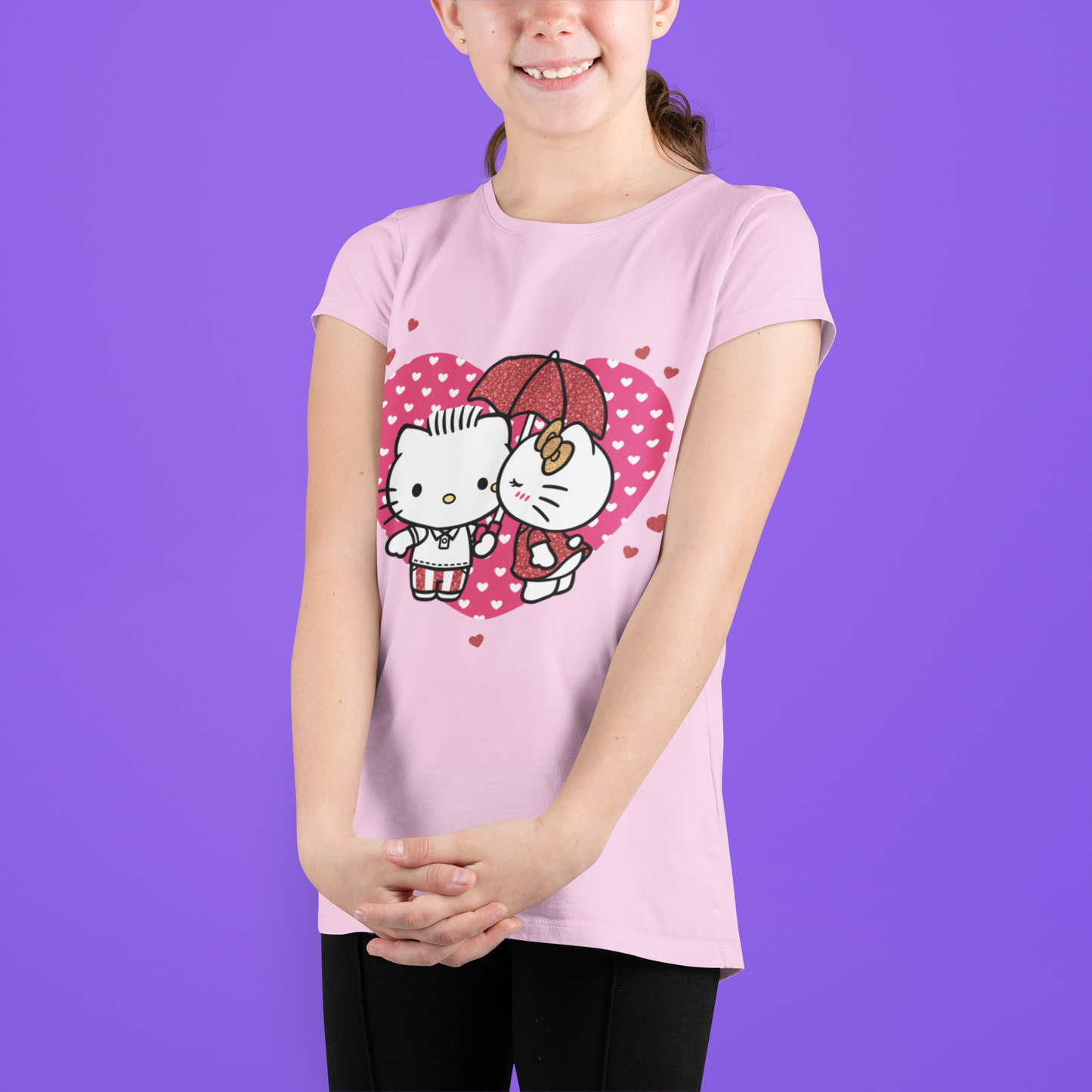 Hello Kitty Couple Youth Softstyle Tee