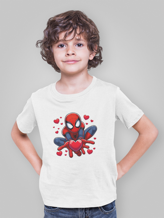 Valentines Spiderman Youth Softstyle Tee