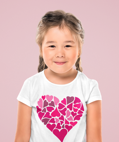 Hearts Within A Heart Heavy Cotton™ Toddler T-shirt