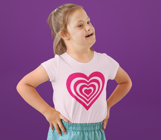 Layered Hearts Youth Softstyle Tee