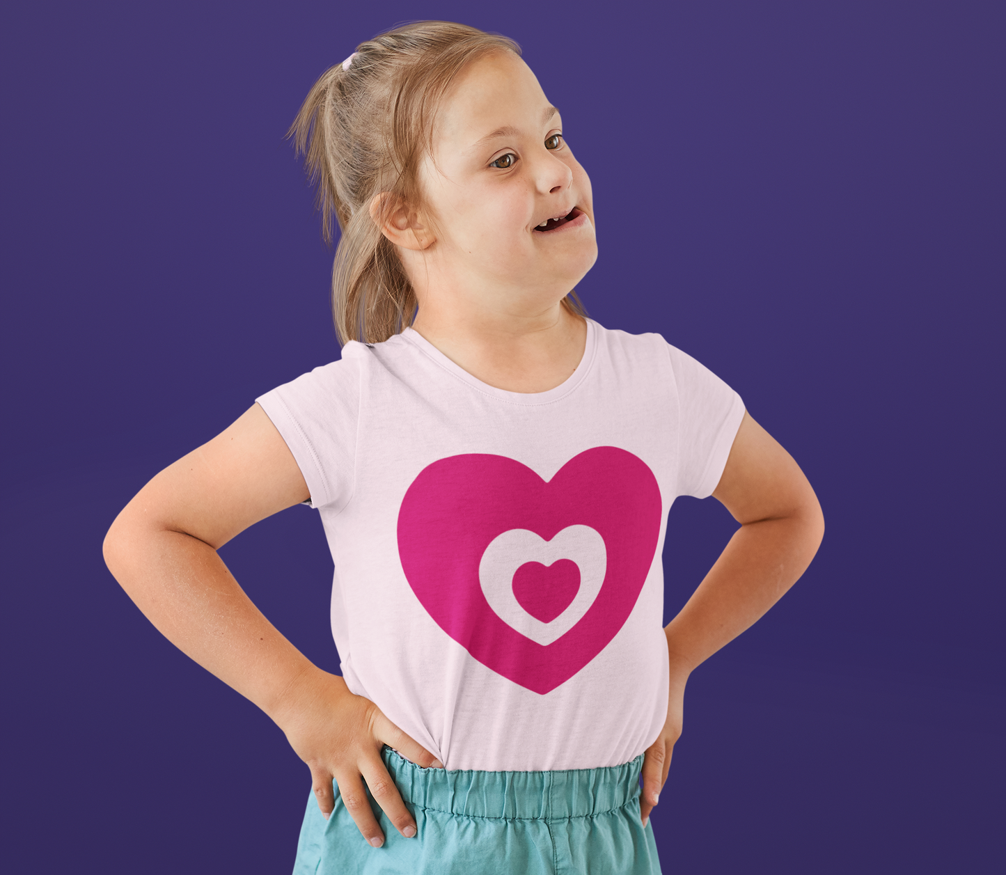 Heart 6 Youth Softstyle Tee