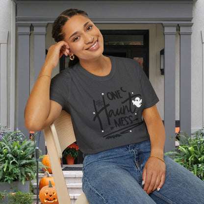 One Haunt Mess Adult T-shirt