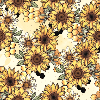Honeycomb & Sunflowers Comforter