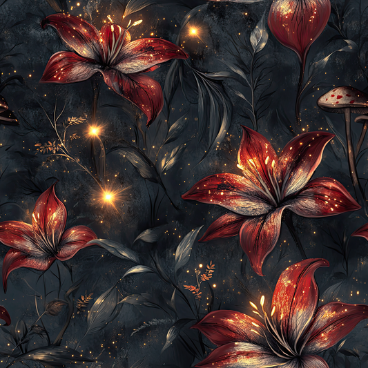 Fire Lilly Dreams Duvet Bedding Set