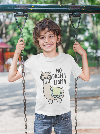 No Drama Llama Kids Softstyle Tee