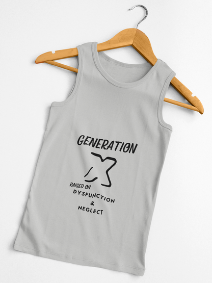 GenX Dysfunction and Neglect Adult Unisex Tank