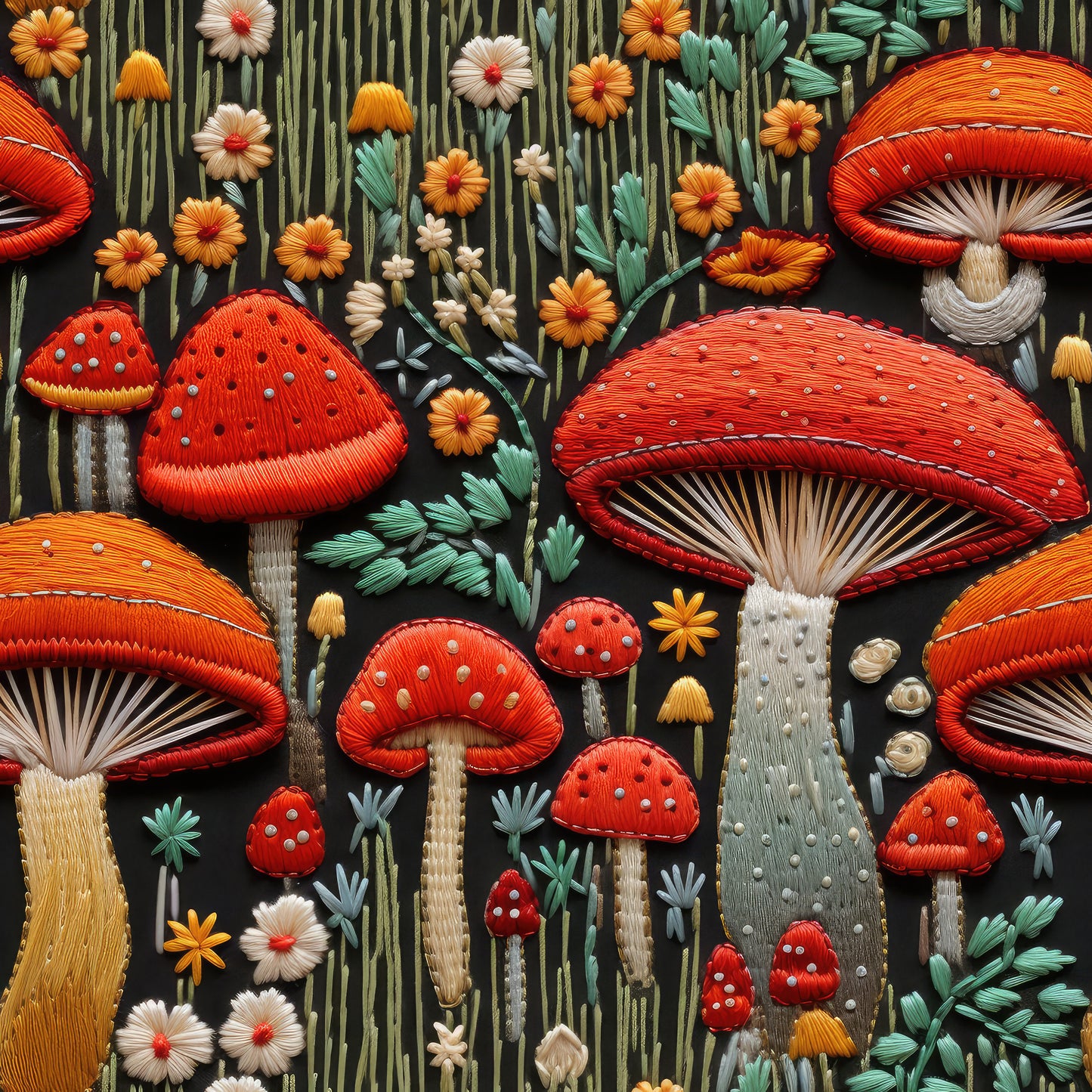 Mushroom Meadow Basic Bedding Set