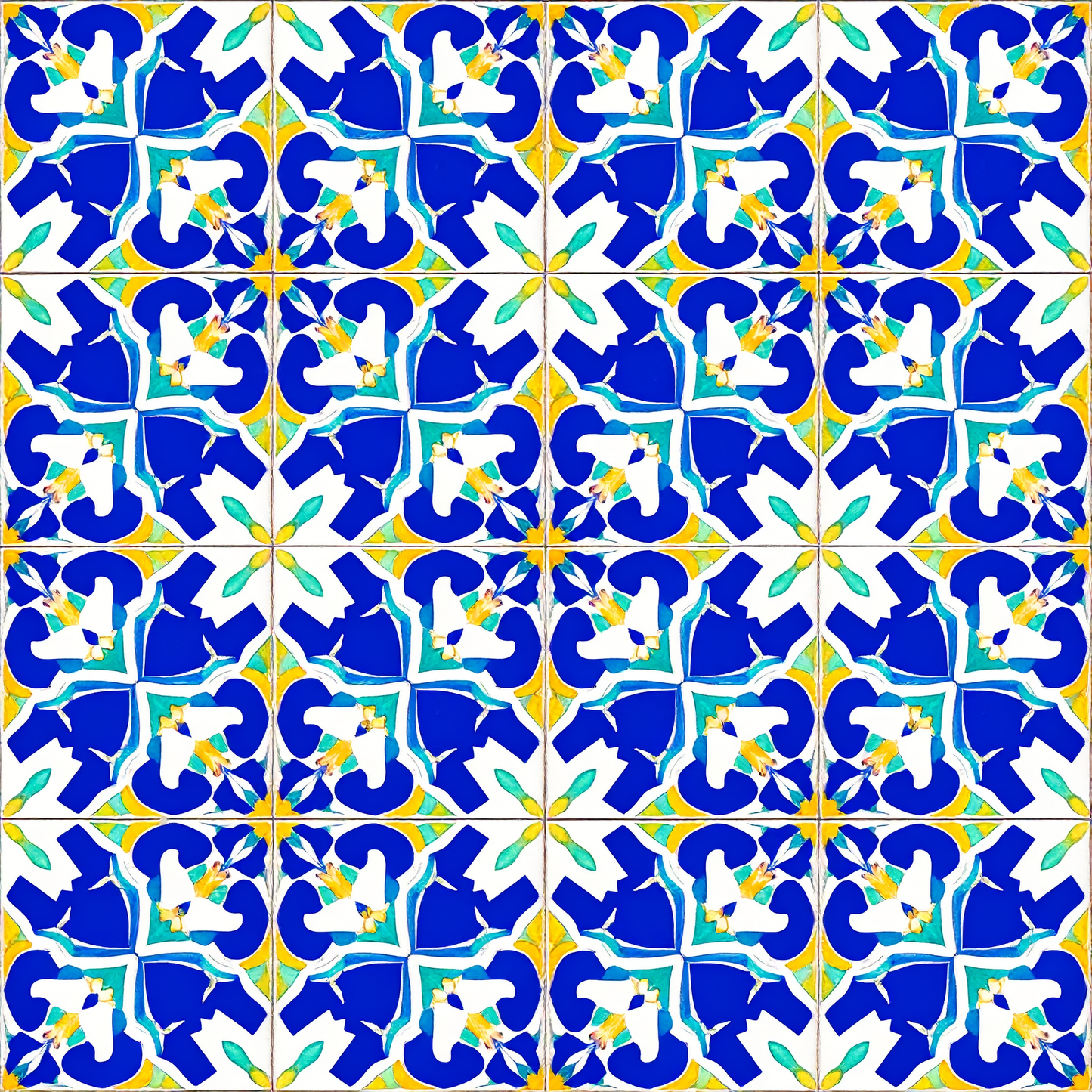 Blue Horizon Mosaic Basic Bedding Set