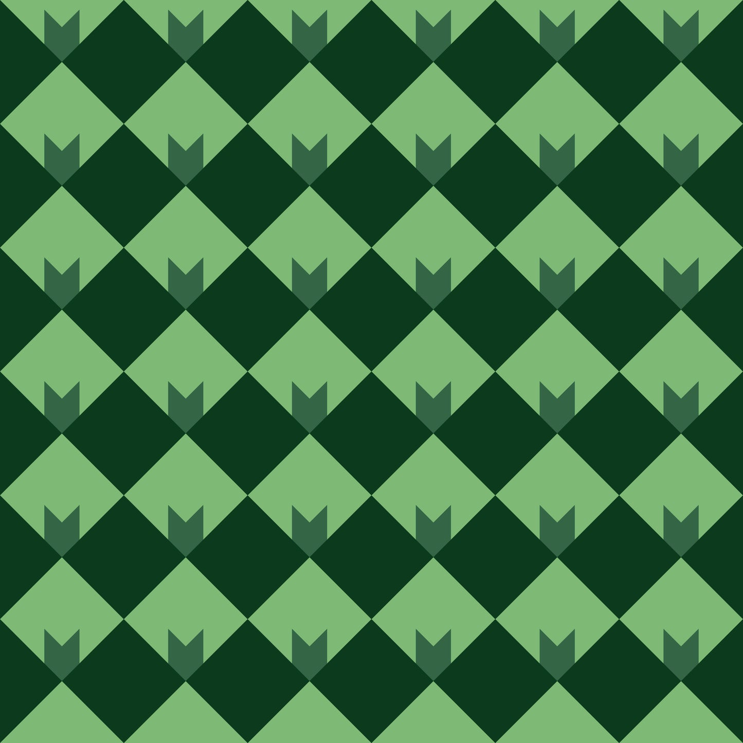 Diamond Bloom- Spruce & Sage Basic Bedding Set