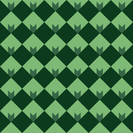 Diamond Bloom- Spruce & Sage Basic Bedding Set