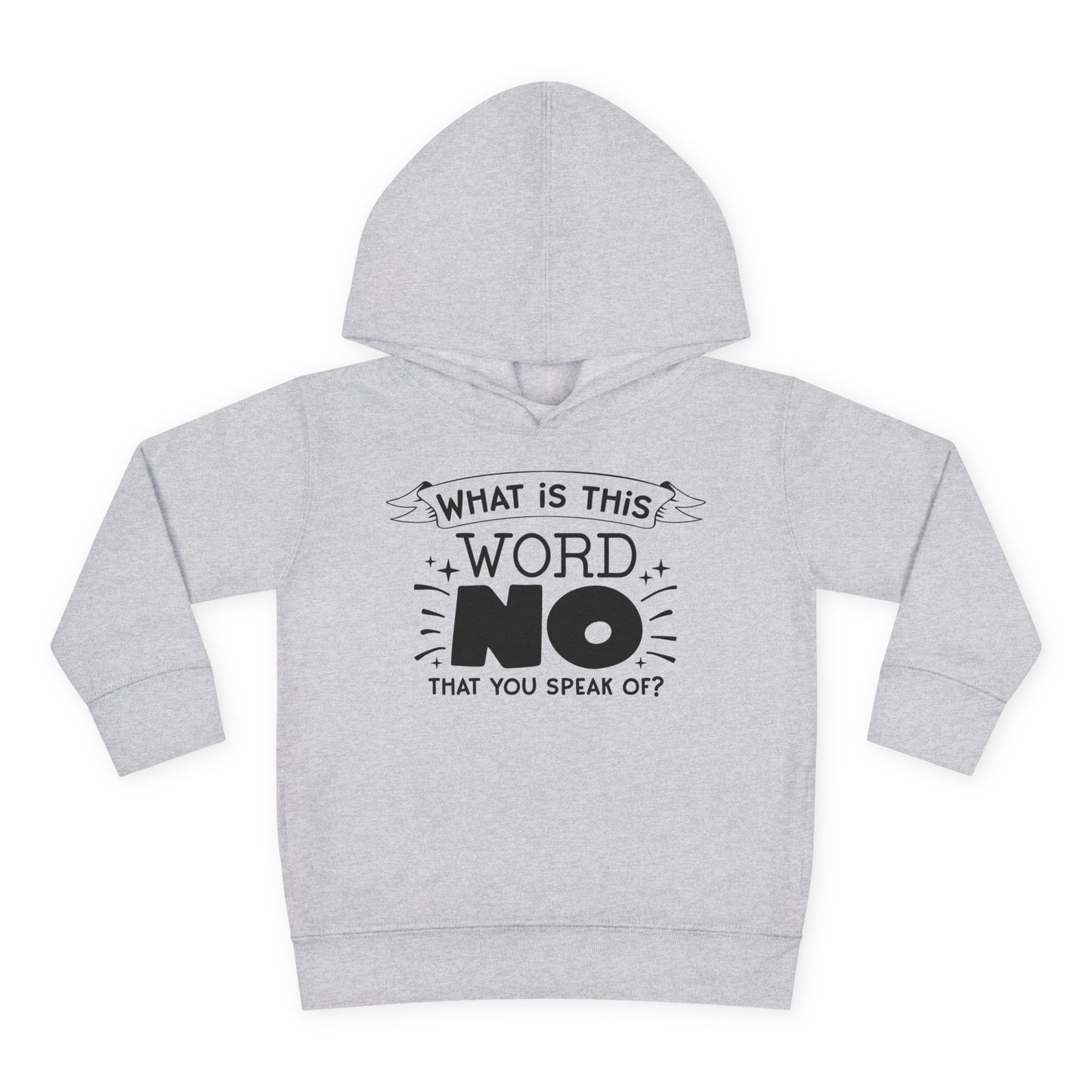 What Is This Word No That You Speak Of? Toddler Hoodie
