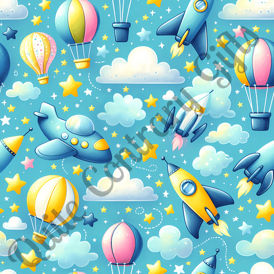 Up Up & Away Microfiber Duvet Cover