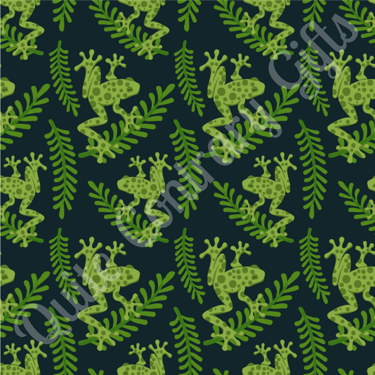 Emerald Canopy Frogs Microfiber Duvet Cover