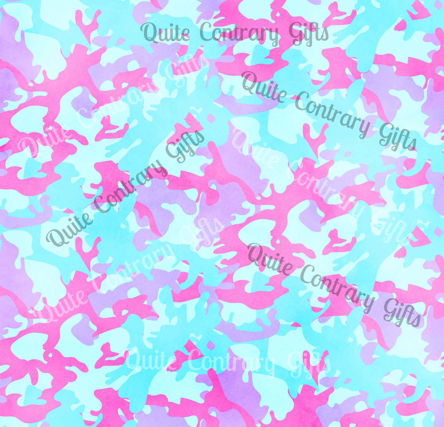 Cotton Candy Camo Duvet Bedding Set