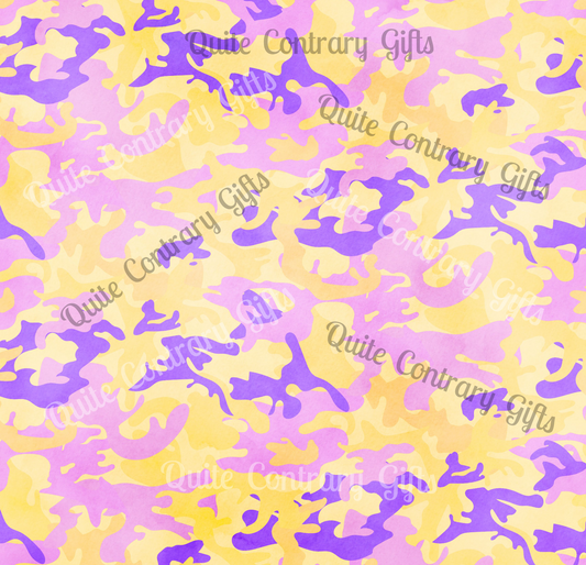 Peach Sorbet Camo Basic Bedding Set
