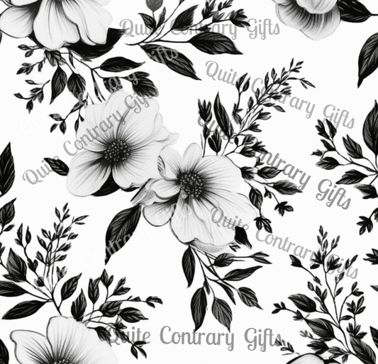 Garden Sketch Microfiber Duvet Cover