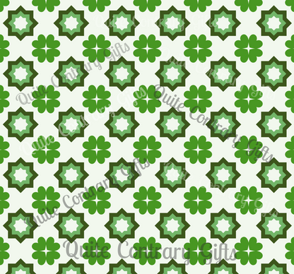 Emerald Star Garden Microfiber Duvet Cover