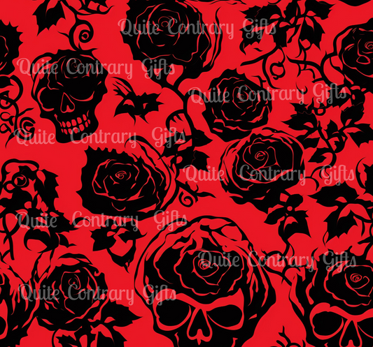 Crimson Masquerade Basic Bedding Set