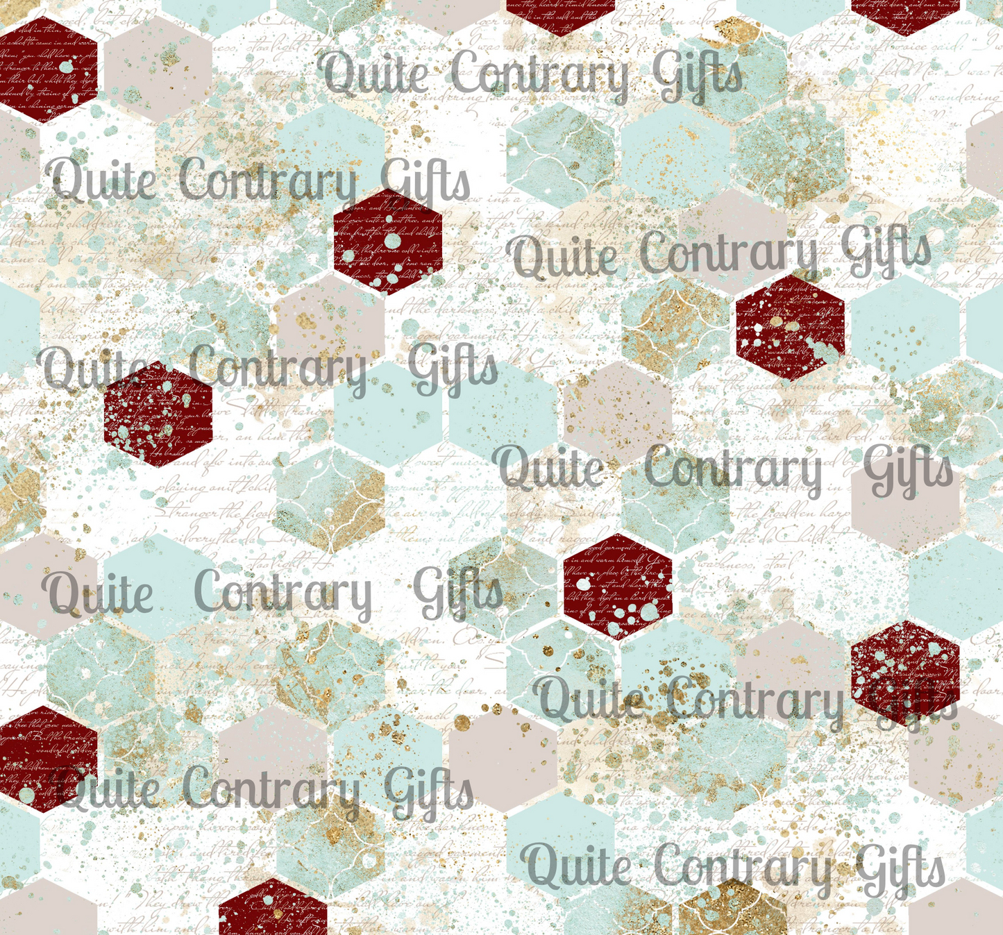 Love Letters & Honeycomb Duvet Bedding Set