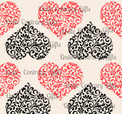 Rustic Hearts Duvet Bedding Set