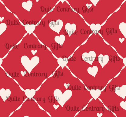 Sweetheart Trellis Basic Bedding Set