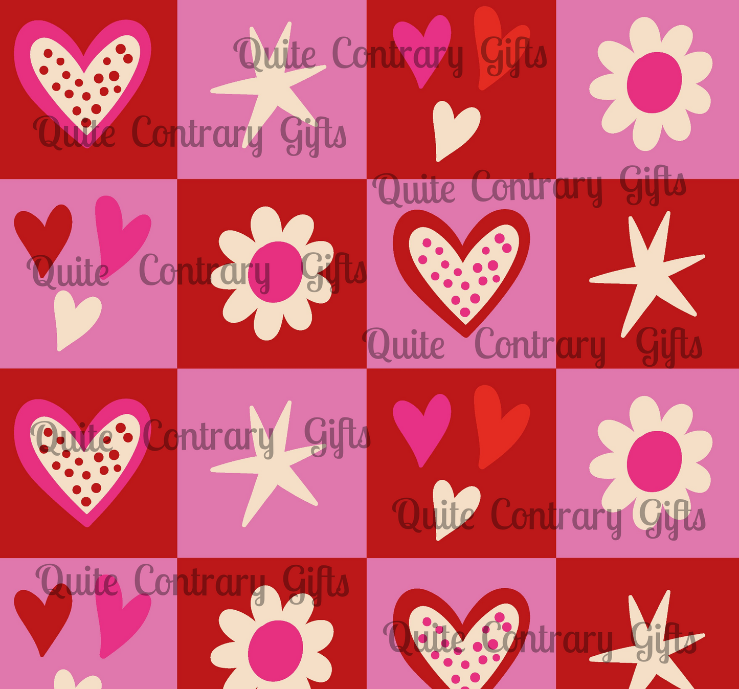 Valentine Toss Basic Bedding Set