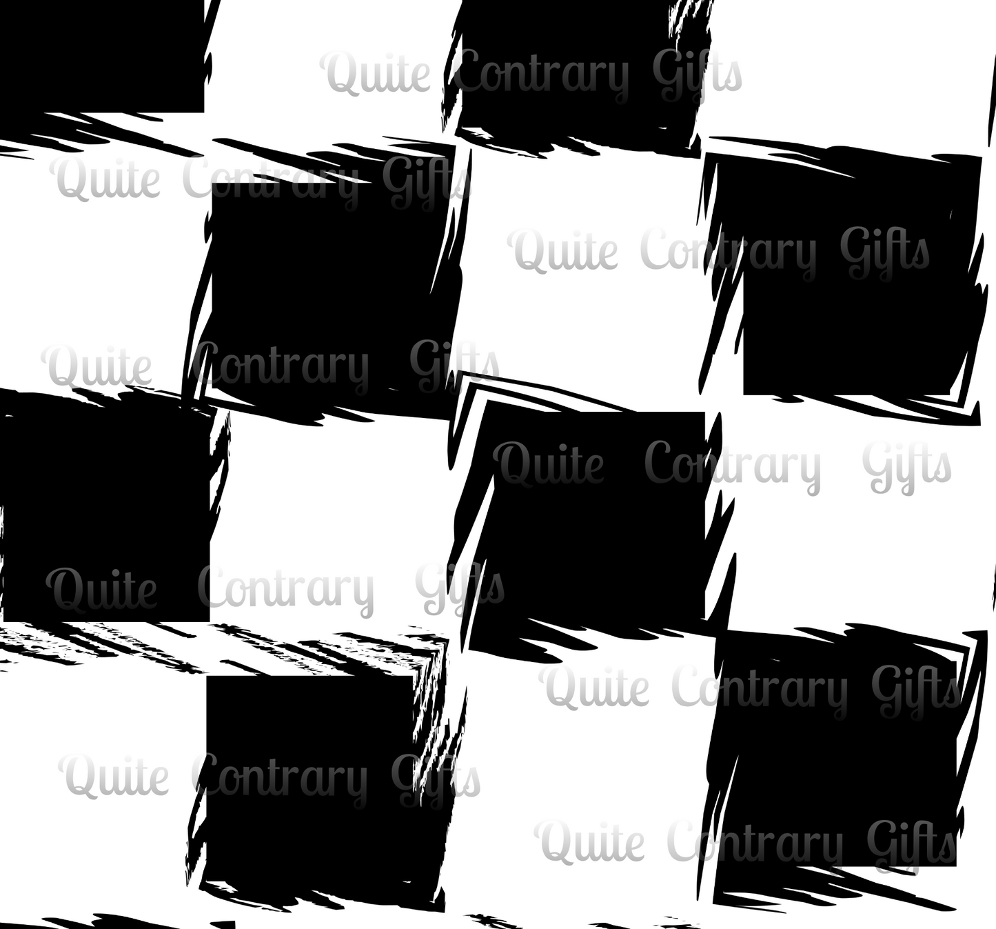 Distorted Check Duvet Bedding Set