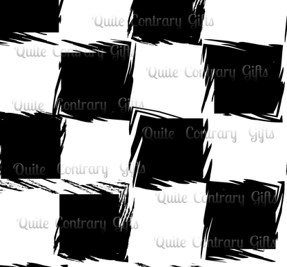 Distorted Check Basic Bedding Set