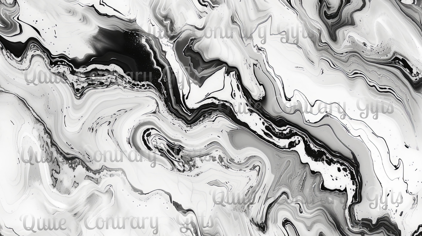 Frost Veil Marble Microfiber Duvet Cover