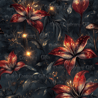 Fire Lilly Dreams Comforter