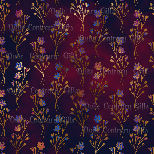 Golden Grove Midnight Duvet Bedding Set