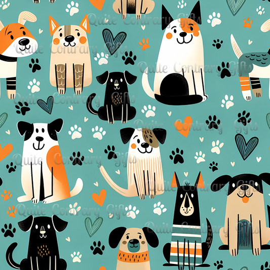 Happy Hounds Basic Bedding Set