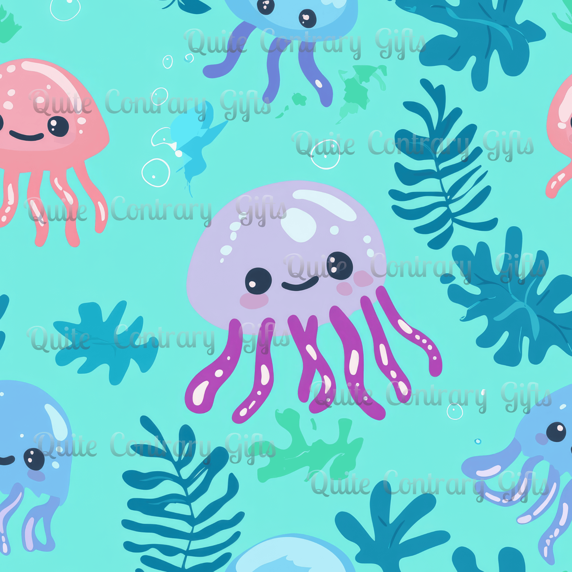Jellyfish Daydreams Microfiber Duvet Cover